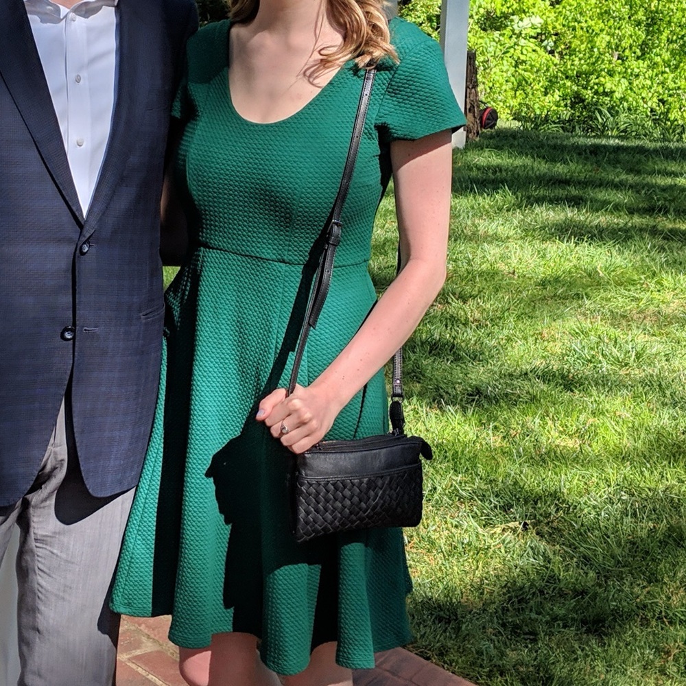 Anthropologie Maeve Green Dress